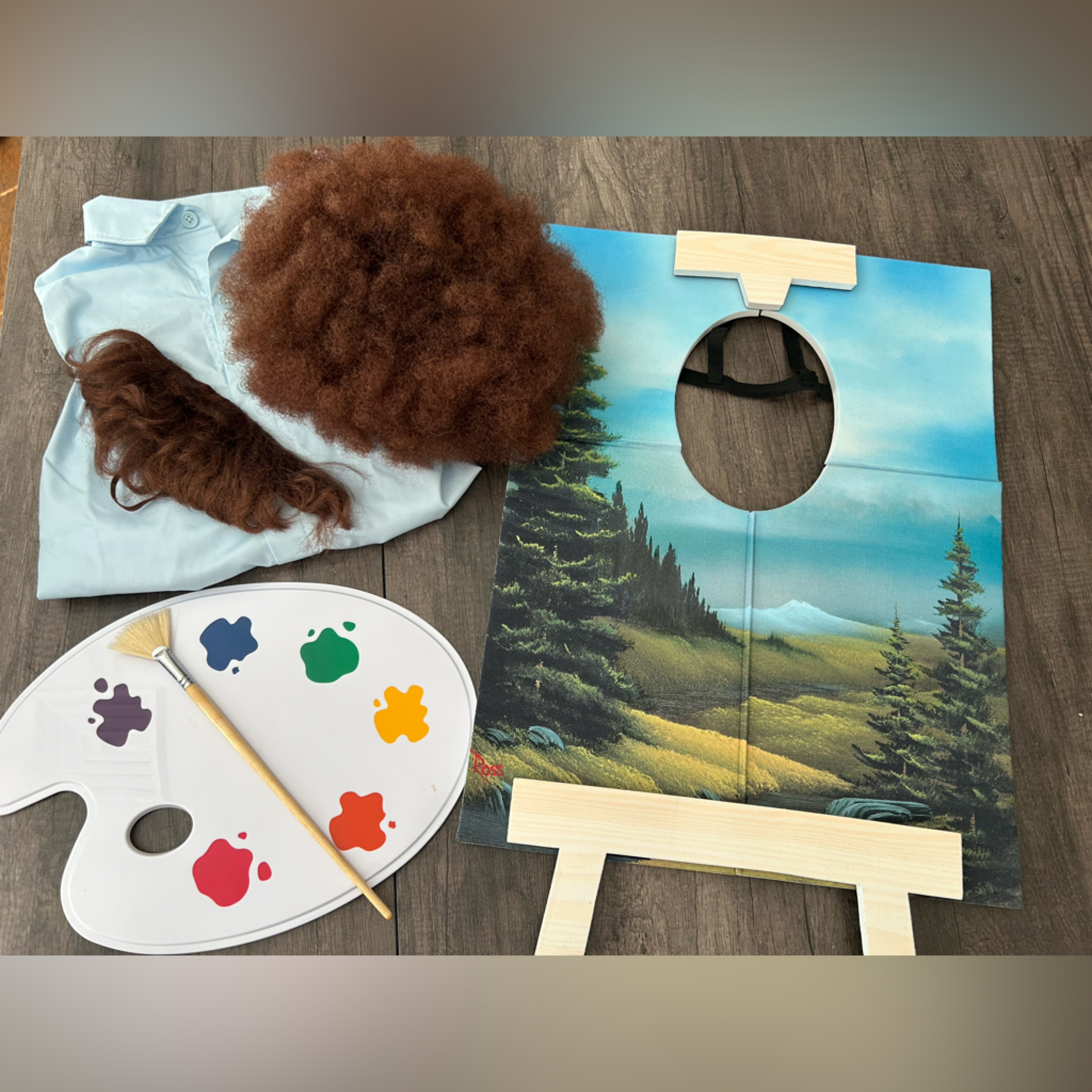 Spirit Halloween  Bob Ross Painting Costumes Adult Couples
